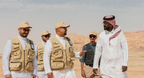 الرئيس التنفيذي للهيئة يتفقد محمية الملك خالد الملكية